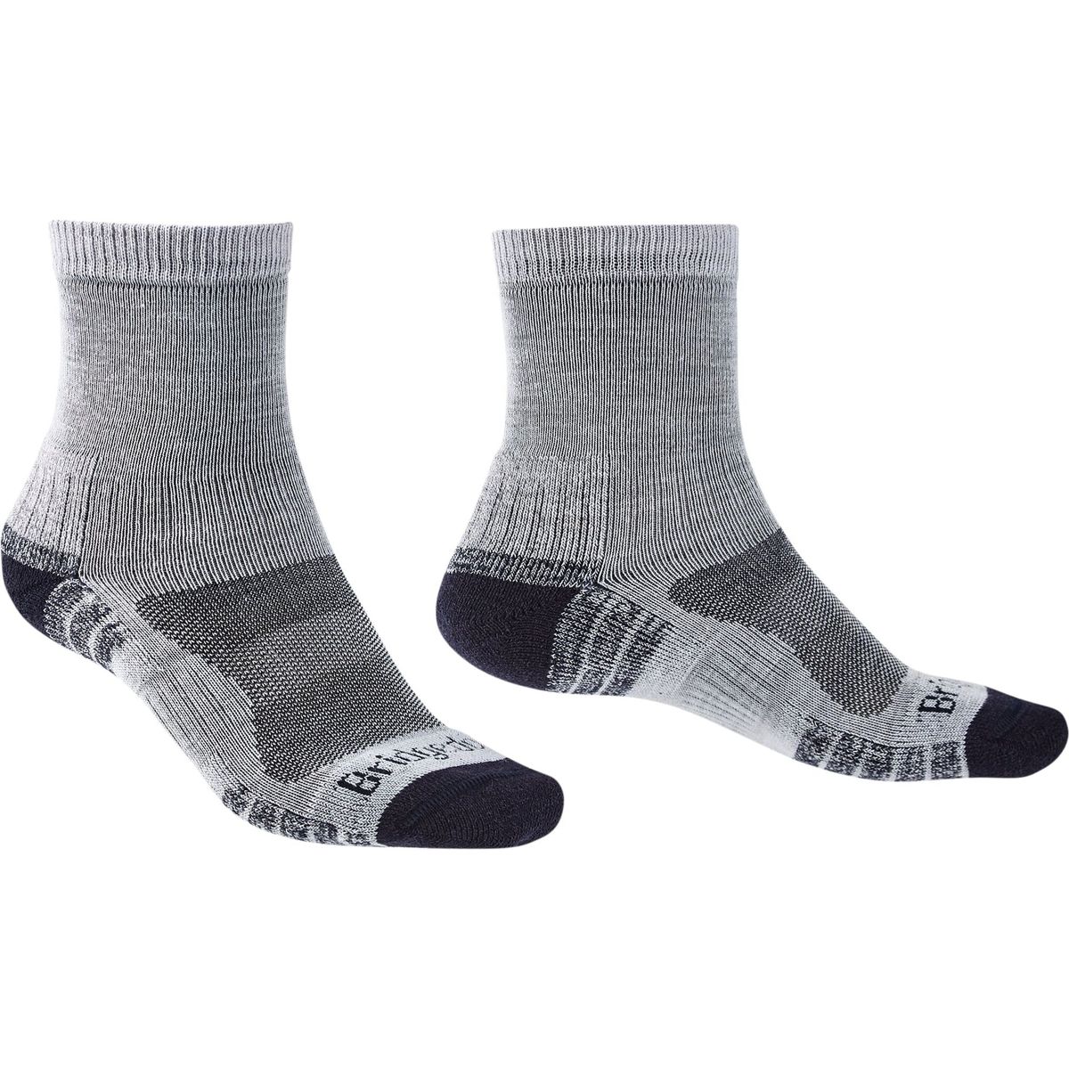 Bridgedale Hike Lightweight Performance ¾ Crew black/silver (822) XL 710528-822-XL