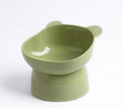 Inspire Curations ComfortTilt Elevated Cat Bowls With Anti Vomiting Raised Stand (1) 1pcs