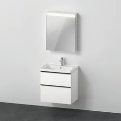 Duravit D-Neo Möbel-Set DE0115R1818 650mm, Anschlag rechts, Weiß Matt