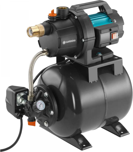 Hauswasserwerk Gardena 3700/4 Art. 9023-20 - 19 Liter Wassertank
