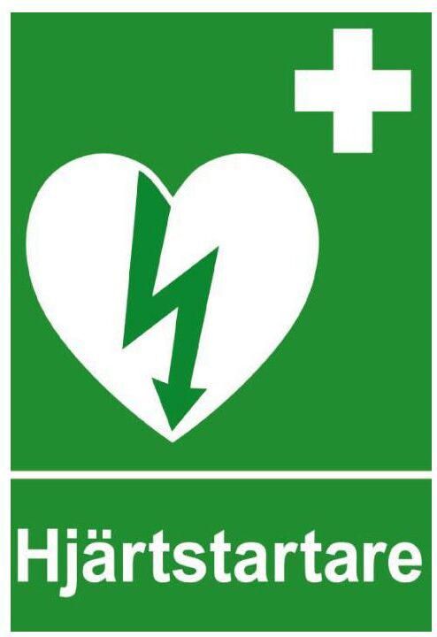 DAHL MEDICAL Dekal Hjärtstartare 9x7cm