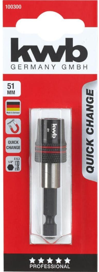 Bit-Adapter KWB "BitAdapter", silber (silberfarben), Adapter, Bit-Adapter silberfarben Einheitsgröße