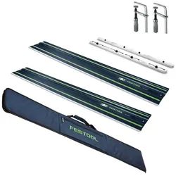 Festool 2x Führungsschiene FS1400/2 BL 100Y + Tasche FS-BAG + FSV/2 + FSZ 120 2X