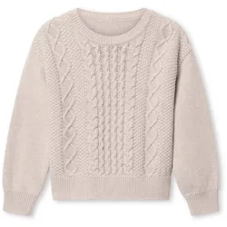 Tchibo - Kinder-Strickpullover - Kinder - Gr. 122/128 - weiß