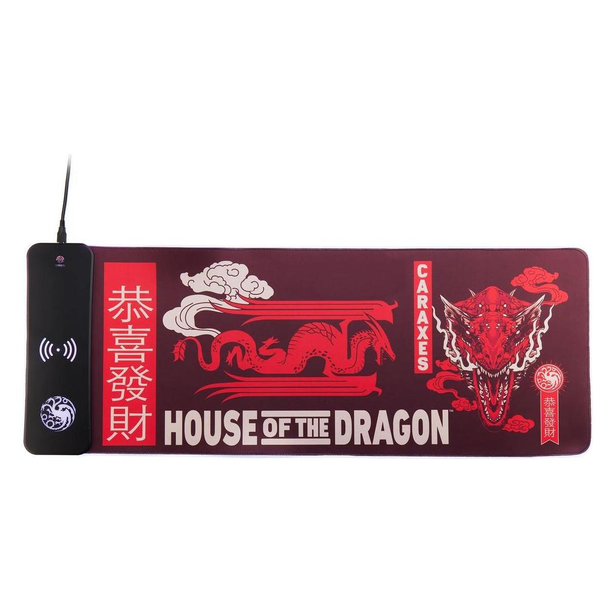 Numskull Mauspad House of Dragons + wireless Charge 30x80cm (XXL) (154921)