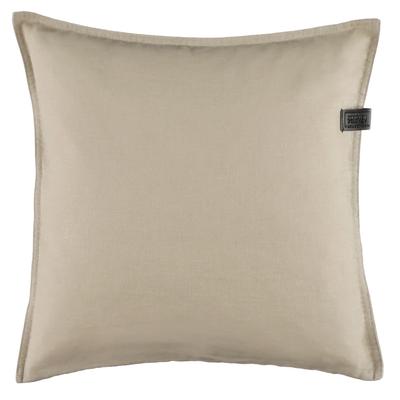 Dekokissen "Play", beige (beige, unifarben), B:38cm L:38cm, Baumwolle, Leinen, SCHÖNER WOHNEN-KOLLEKTION, Dekokissen_Sitzkissen_Kissenhüllen, aus edlen Naturmaterialien