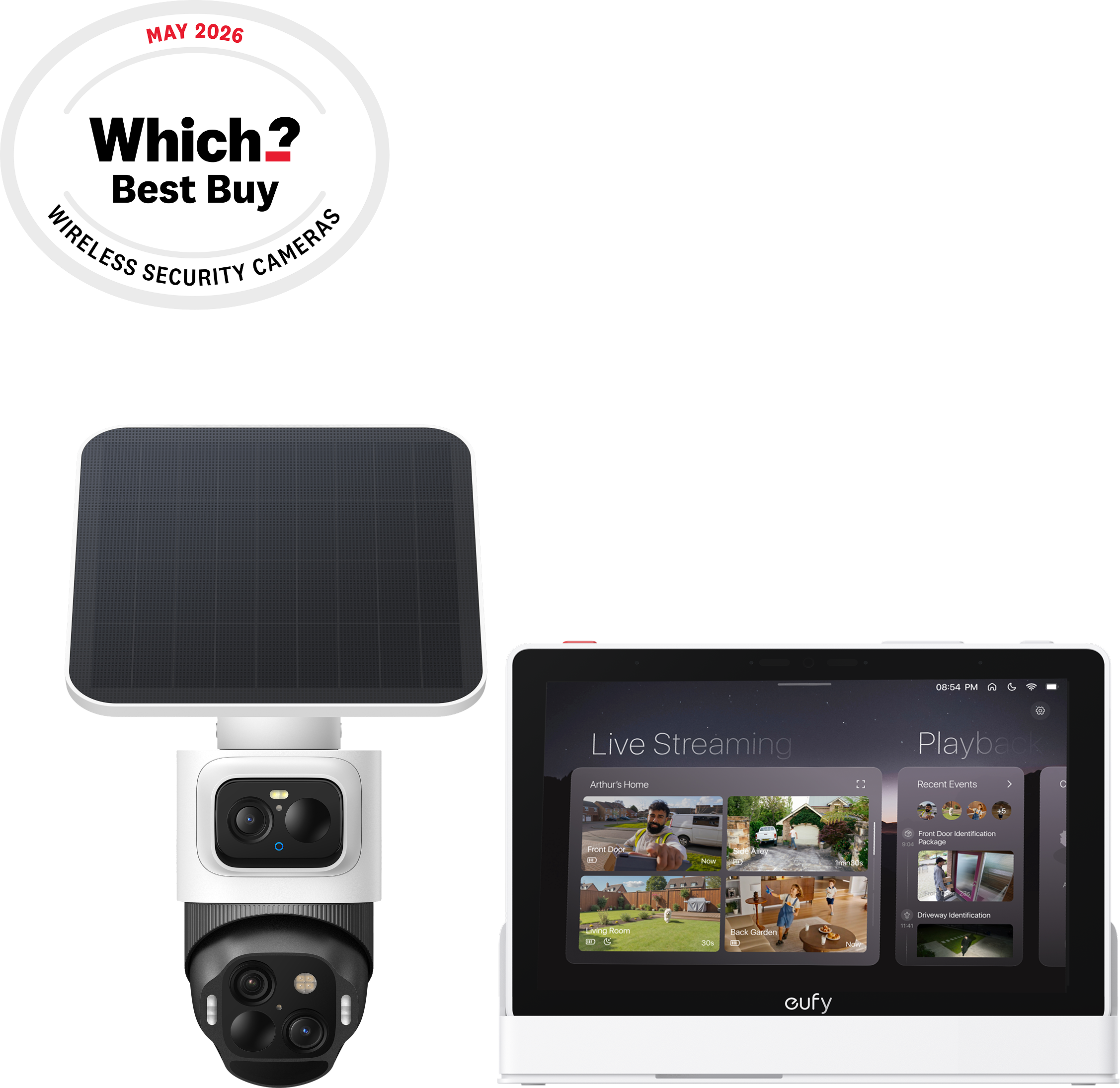 eufyCam S4 + eufy Smart Display E10
