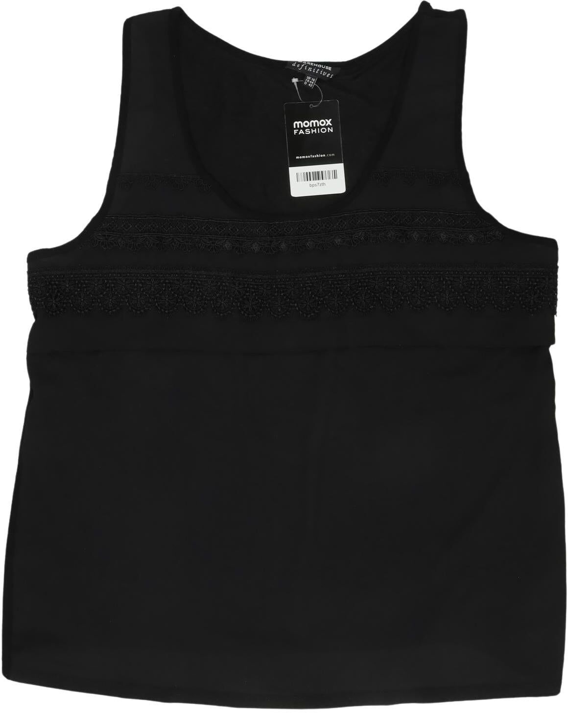 Warehouse Damen Top, Schwarz, Gr. EU 42, Synthetik / Viskose - Second Hand