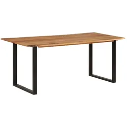 vidaXL Esstisch 180×90×76 cm Massivholz Akazie