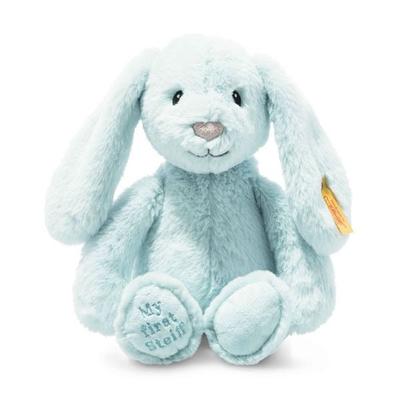 Steiff 242335 - My first Steiff Hoppie Hase, hellblau, Plüsch, 26 cm