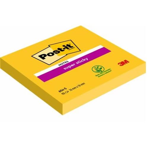 Post-it Super Sticky Haftnotizen extrastark 654-S gelb 12 Blöcke