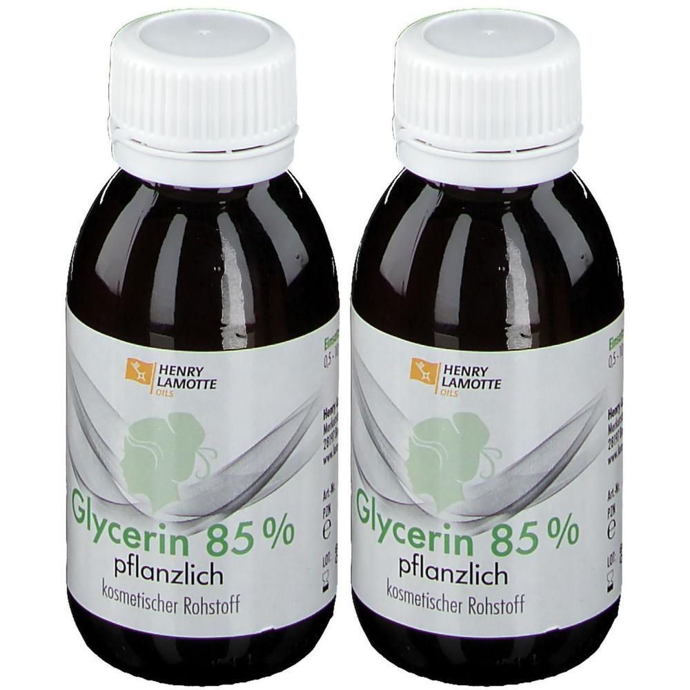 Glycerin 85% pflanzlich kosmetischer Rohstoff 2x 2x100 ml Öl