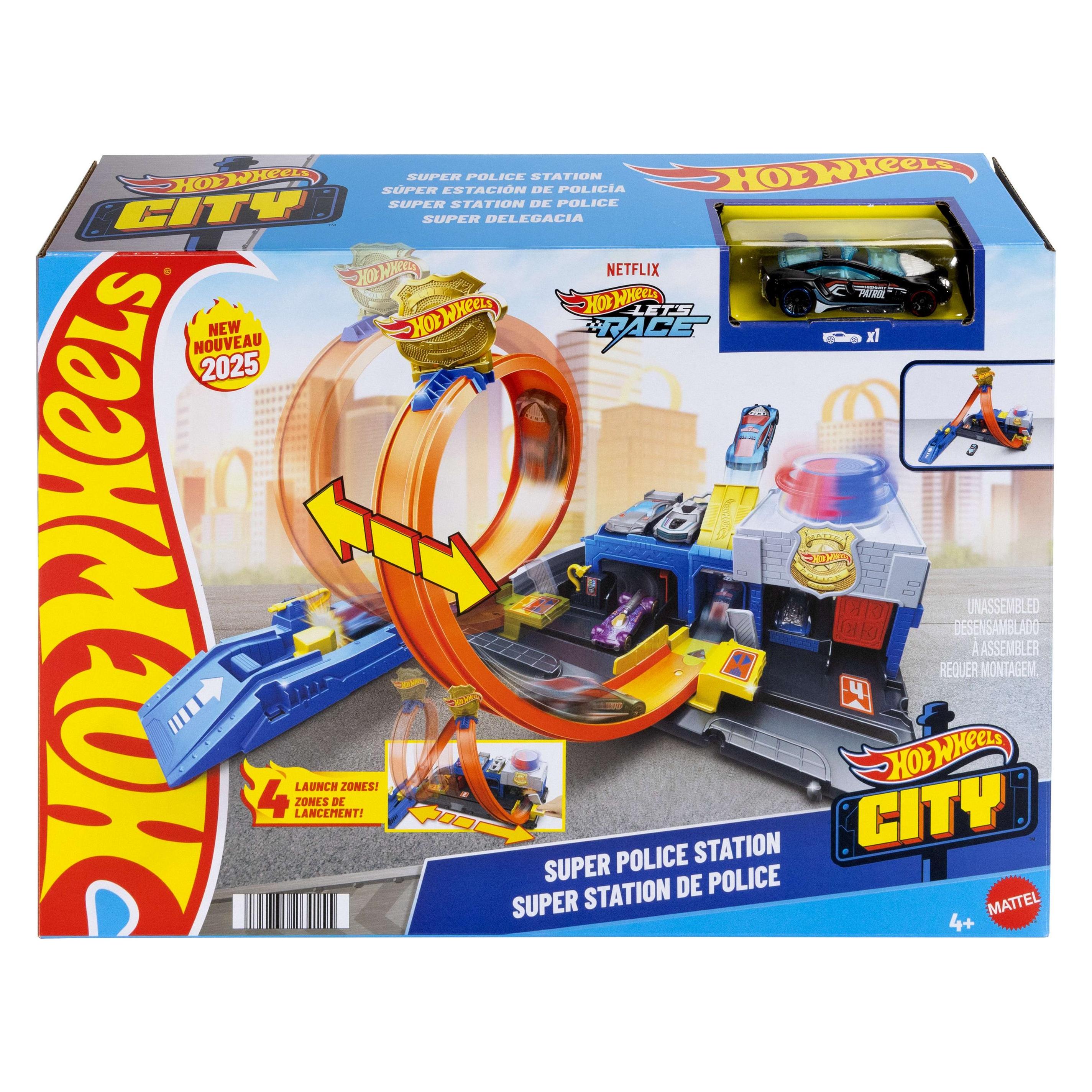 Hot Wheels City Super Polizeistation (JBM71)