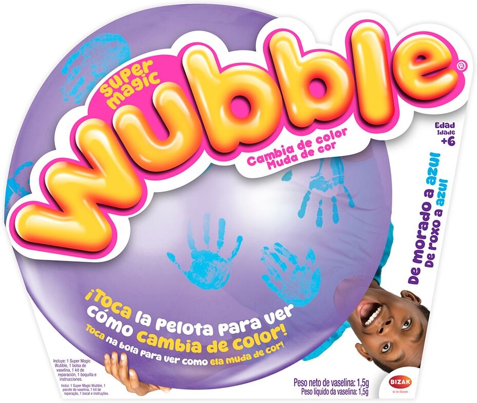 Bizak Burbuja Super Magic Wubble surtido dos colores .