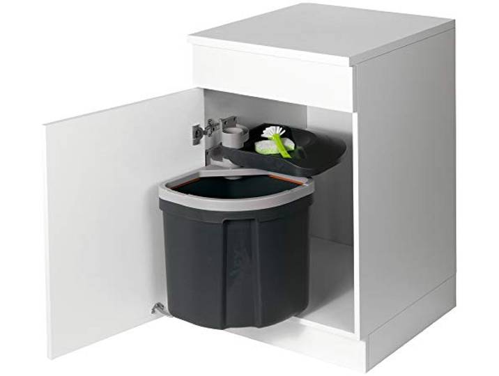 Müllex Abfallsammler EuroFlexx 35 Ltr. grau/schwarz