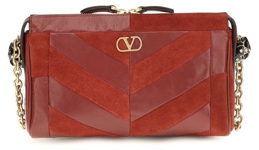 Valentino Garavani Schultertasche aus Kalbsleder in Mehrfarbig