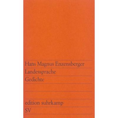 Landessprache, Taschenbuch von Hans Magnus Enzensberger, Suhrkamp, 978-3-518-10304-3
