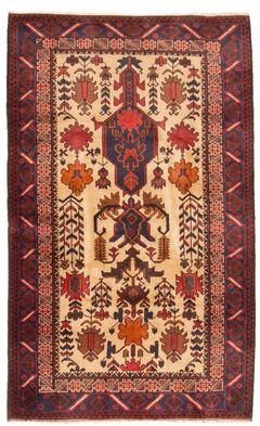 ECARPETGALLERY Hand-knotted Teimani Beige Wool Rug - 3'0 x 4'11