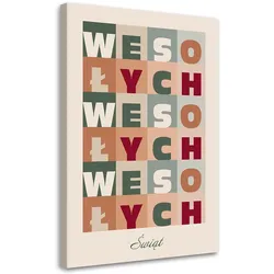 WANDBILD fröhliche weihnachten
