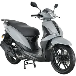Alpha Motors Motorroller Libero 125 ccm 90 km/h EURO 5+ 16-Zoll grau-schwarz