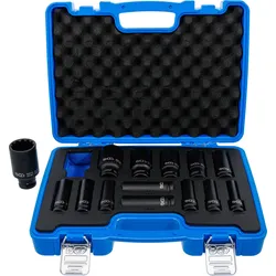 BGS Kraft-Steckschlüssel-Einsatz-Satz Gear Lock | Antrieb Innenvierkant 12,5 mm ...