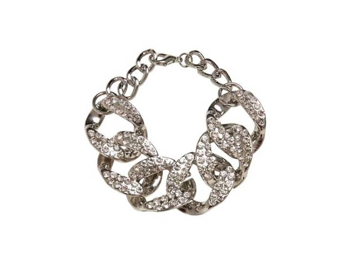Urban Classics Unisex armband statement Bracelet Silver S/M