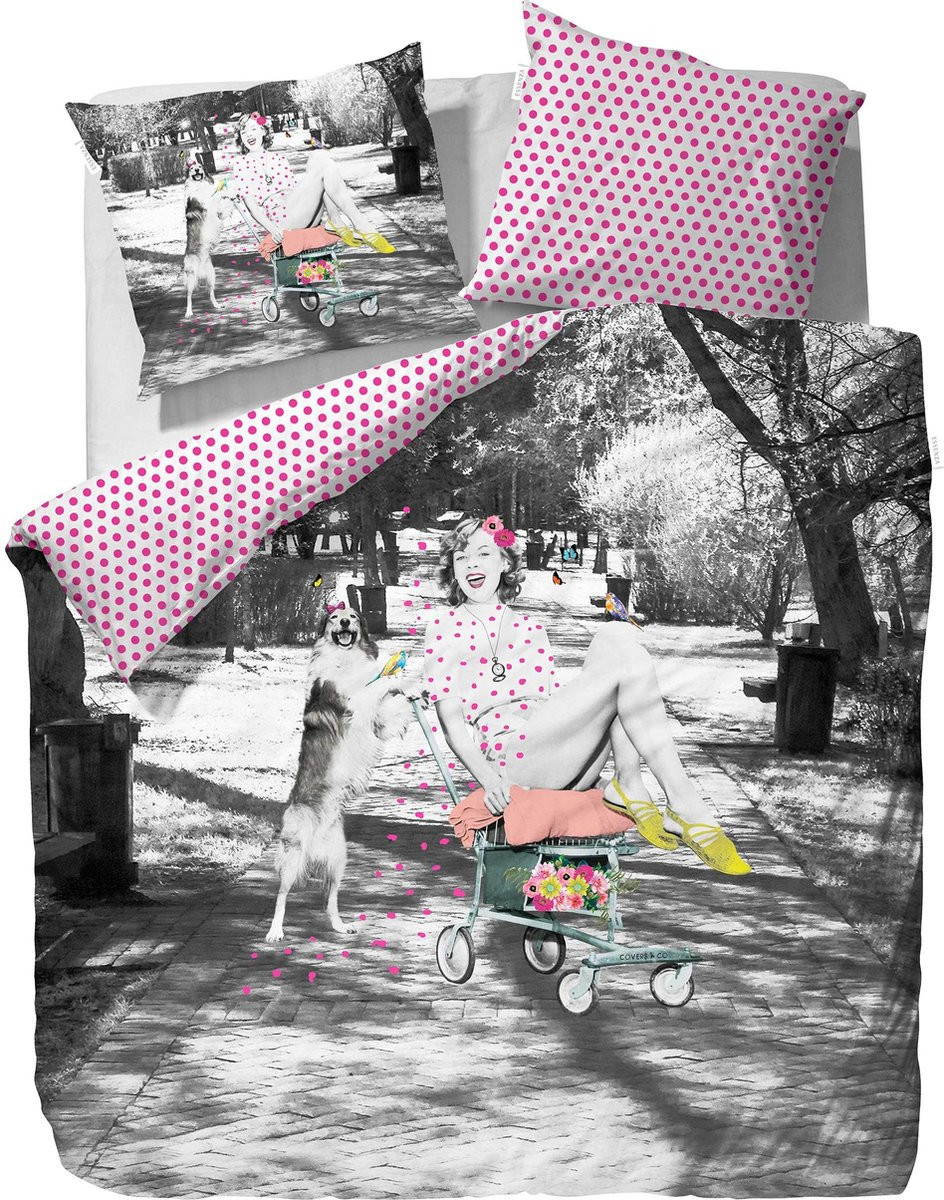 Covers & Co Liz Dekbedovertrek Eenpersoons Multi 140x200 cm