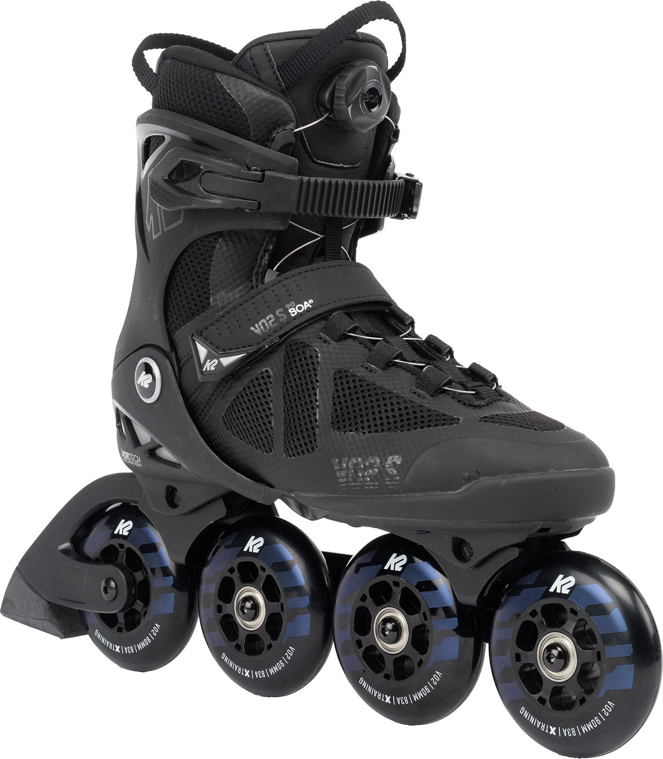 K2 Skates VO2 S 90 BOA Inline Skates Unisex schwarz - night Größe EU: 46