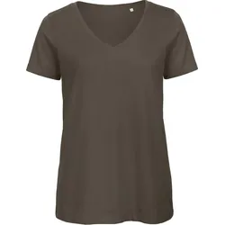B&C Damen V-Ausschnitt T-Shirt Inspire TW045