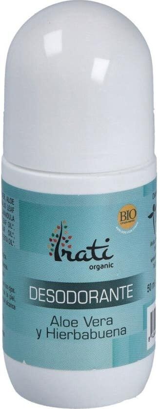 Irati Organic Desodorante RollOn Aloe Vera y Hierbabuena BIO 50 ml