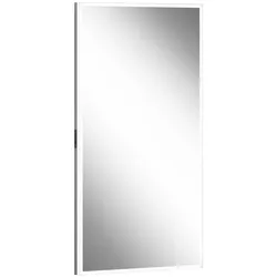 Schneider GLOW HCL Lichtspiegel, rundum Lichtbänder, Human Centric Lighting, mit Spiegelheizung, 56x5,5x90cm, 166.456.01.50, Farbe: Silber eloxiert