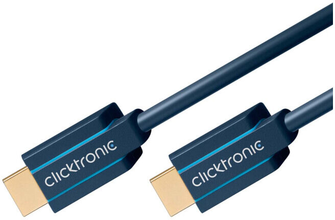 Clicktronic Câble HDMI HighSpeed 1m, Ethernet 70301 (70301)