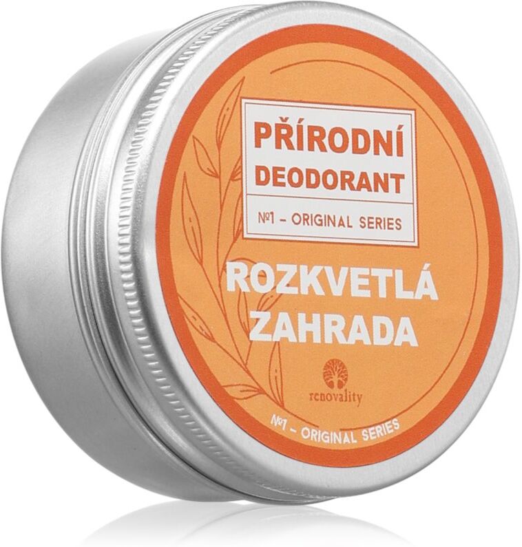 Renovality Original Series Natural Deodorant déodorant solide avec parfums Blooming Garden 50 ml