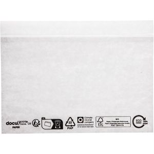 docuFIX Lieferscheintaschen Paper, C6, 110 x 160 mm, 250 Stück