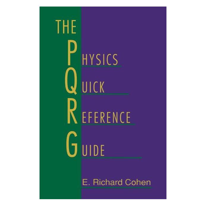 Springer The Physics Quick Reference Guide (Englisch, Richard Cohen) (55833668)