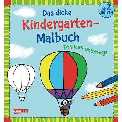 Ausmalbilder für Kita-Kinder: Das dicke Kindergarten-Malbuch: Draußen unterwegs, Taschenbuch von , Carlsen, 978-3-551-16007-2