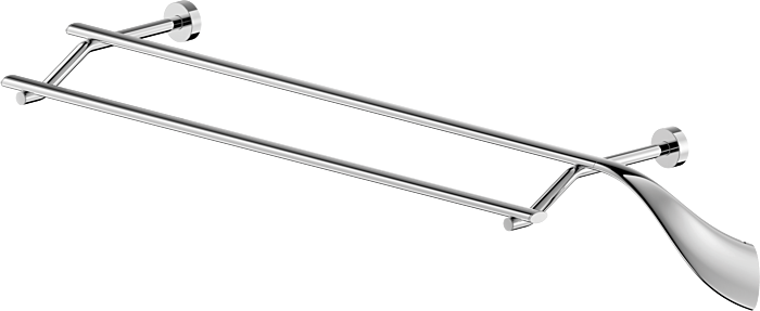 Bravat Monaco Badetuchstange 858210 doppelt, chrom