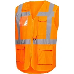 Warnweste 7118 Gr.M neonorange EN ISO 13688/EN ISO 20471/EN 1149 NITRAS