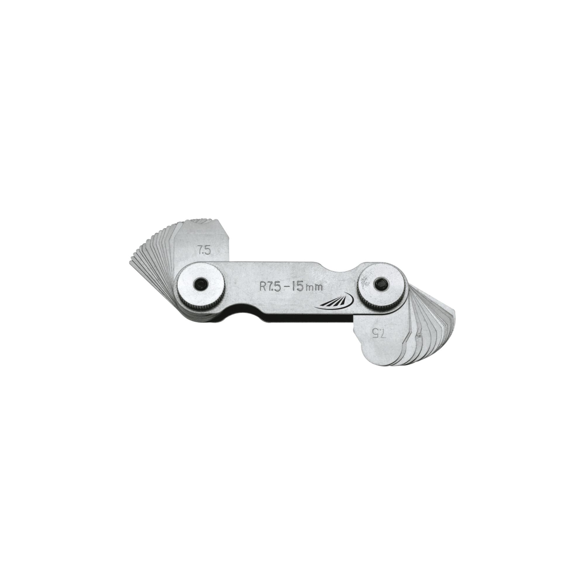 Helios Preisser Radienschablone INOX, 16 Blatt 7,5-15,0 mm ; Helios-Preisser (0604204)