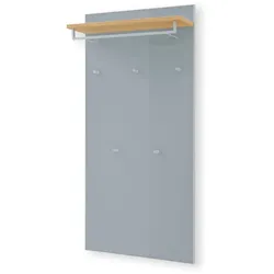 Voss Möbel Garderobenpaneel Gardone Glas Perlgrau