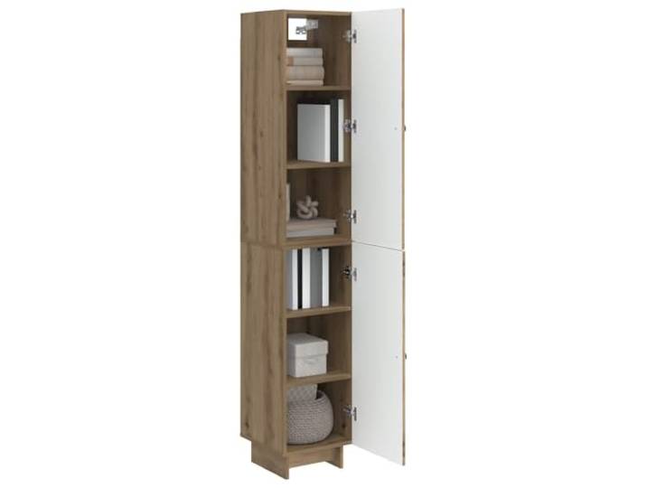 KTHLBRH 2-teiliges Schrank-Set aus Eichenholz Handgefertigtes Design, zeitgenössischer Stil, multifunktional, geeignet für jeden Raum