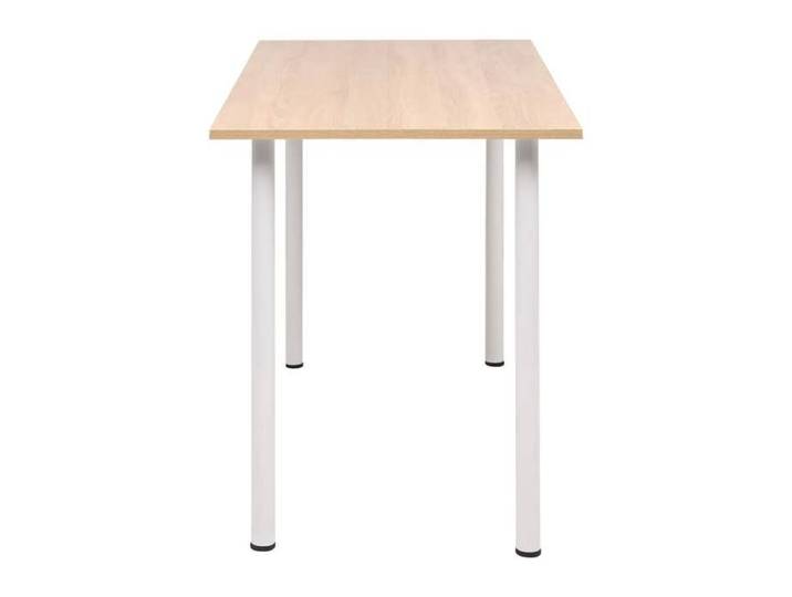 Neuf& 3534 Mobilier de cuisine - - Mode Table à manger 120x60x73 cm Chêne et blanc 15.2 kg