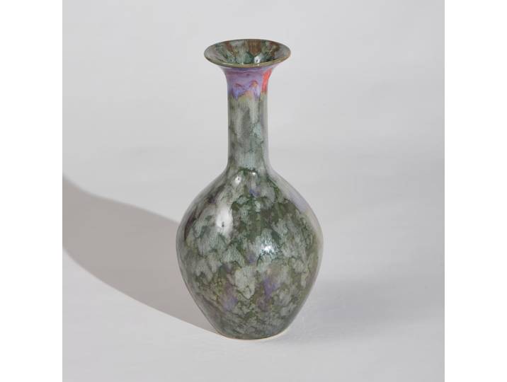 Mehrfarbige Steingutvase, H44