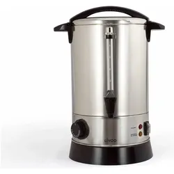 Livoo Kaffee-Perkolator, Filterkaffeemaschine, Silber, Grau