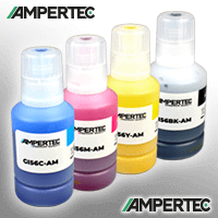 4 Ampertec Nachfülltinten ersetzt Canon GI-56 Multipack KCMY GI-56KIT
