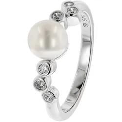 Viventy 783841 Damenring Silber mit Perle, 52/16,6