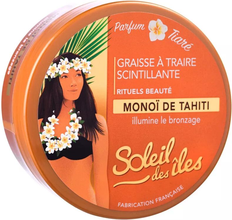Soleil des iles - Kosmetische Melkfett Glitzerndes mit Monoï, Melkfett Scintillante, 150  ml