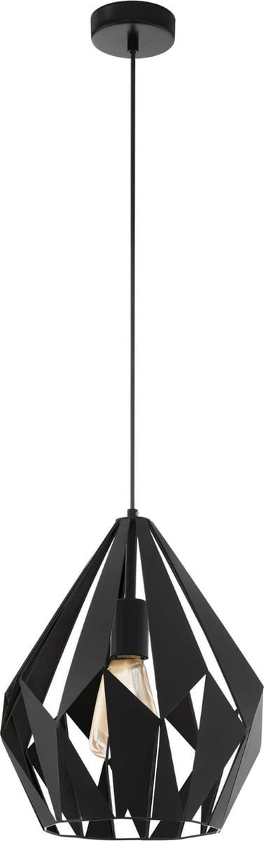 Eglo Carlton Hanglamp - Modern - Zwart - Metaal