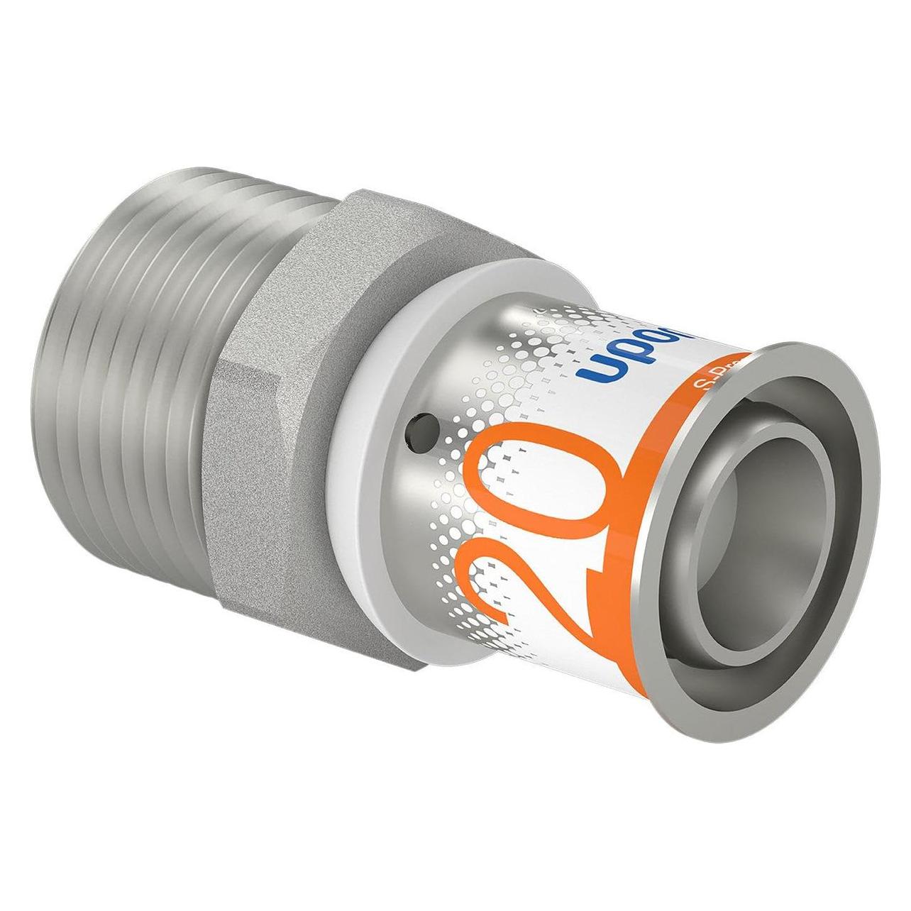 Uponor bergangsnippel 20 x 3/4" MT (1070505)