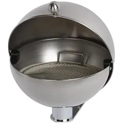 VAR, Aschenbecher, Kugel-Wandascher aus Edelstahl